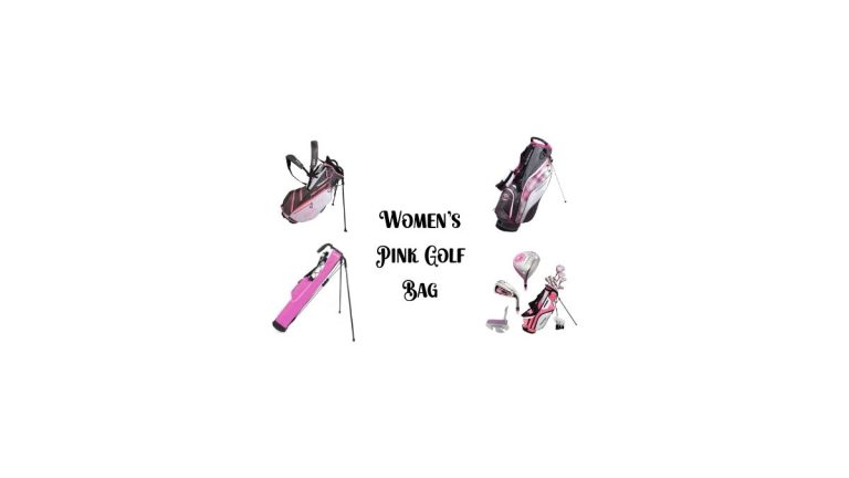 Women’s Pink Golf Bag: Stand Out on the Course in Style