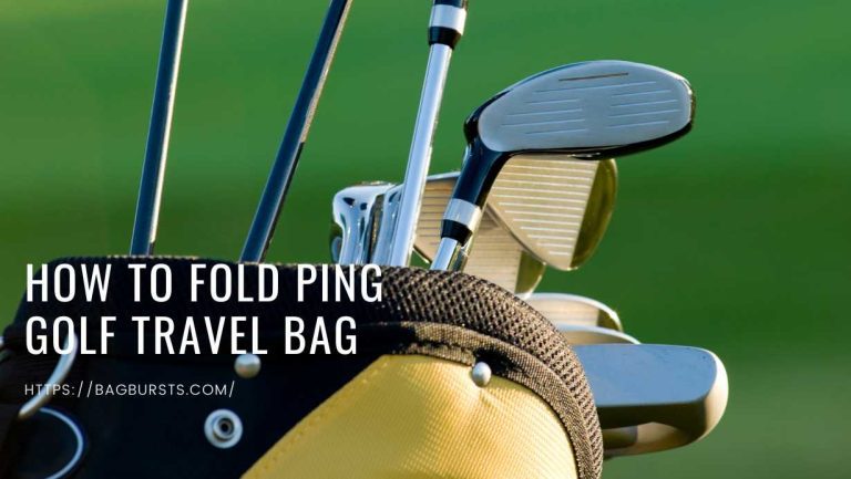 How to Fold Ping Golf Travel Bag?