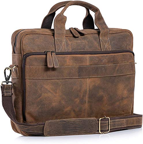 17 inch leather laptop bag