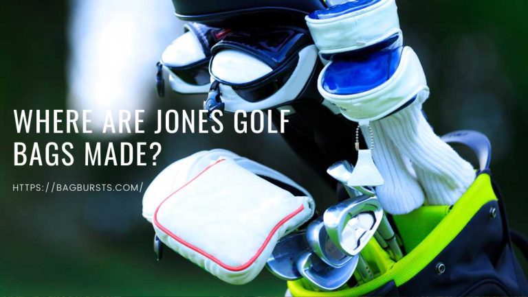 Where are Jones Golf Bags Made?