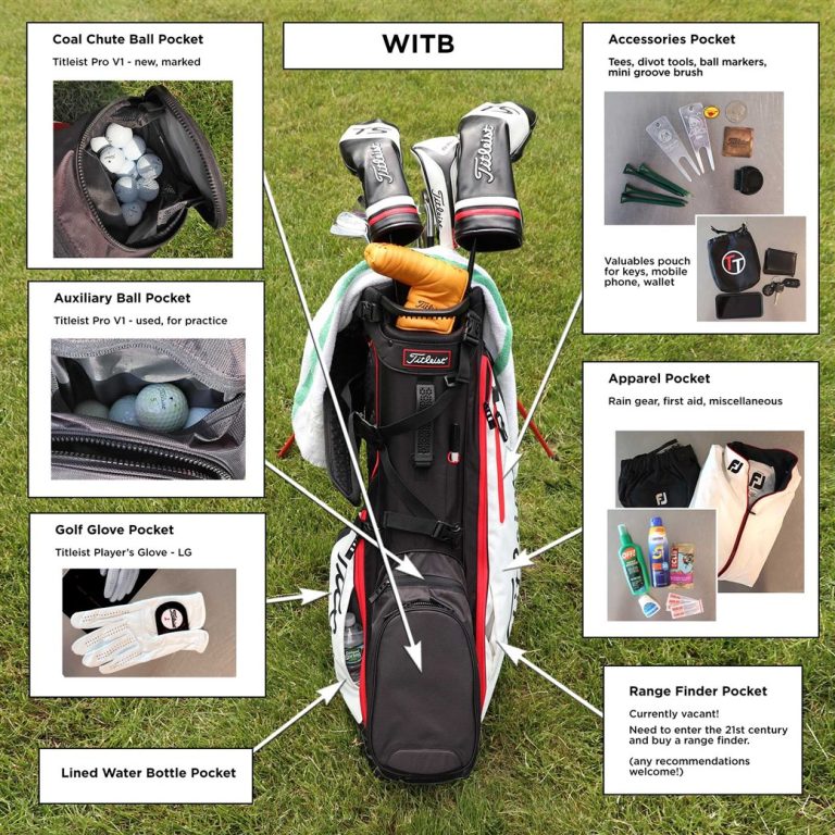 What are All the Pockets on a Golf Bag for?