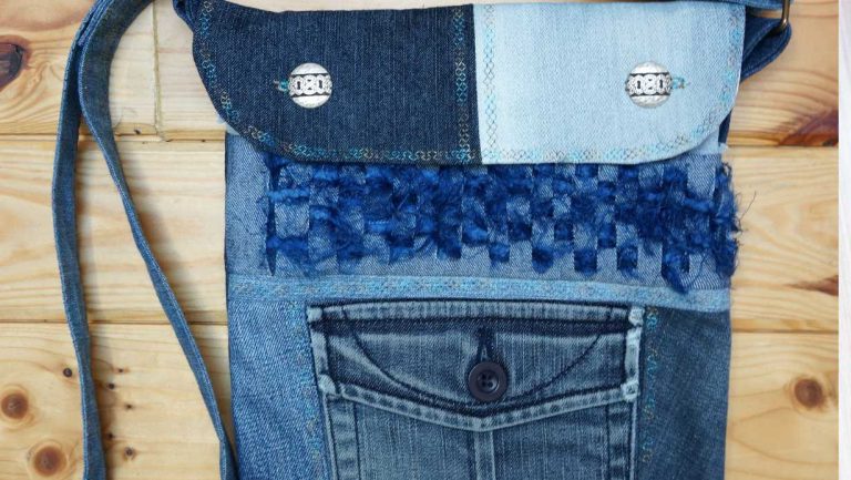 How to Make a Crossbody Bag Out of Jeans?