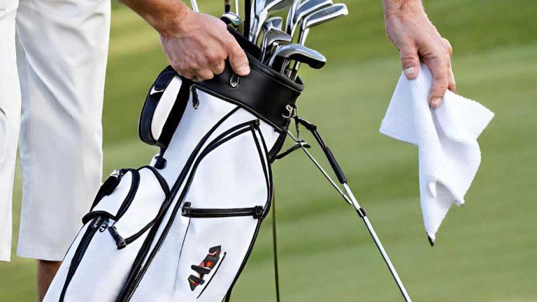 How to Put Caddy Towel on Golf Bag?